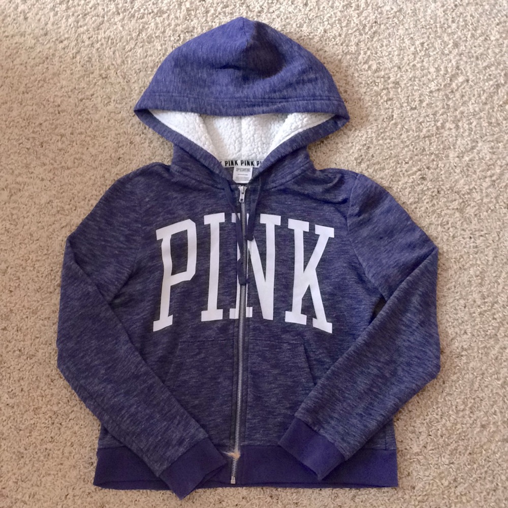Navy colored pink vs jacket